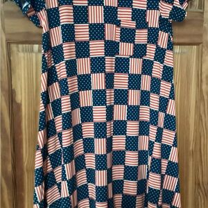 LuLaRoe Carly dress - perfect for July Fourth!